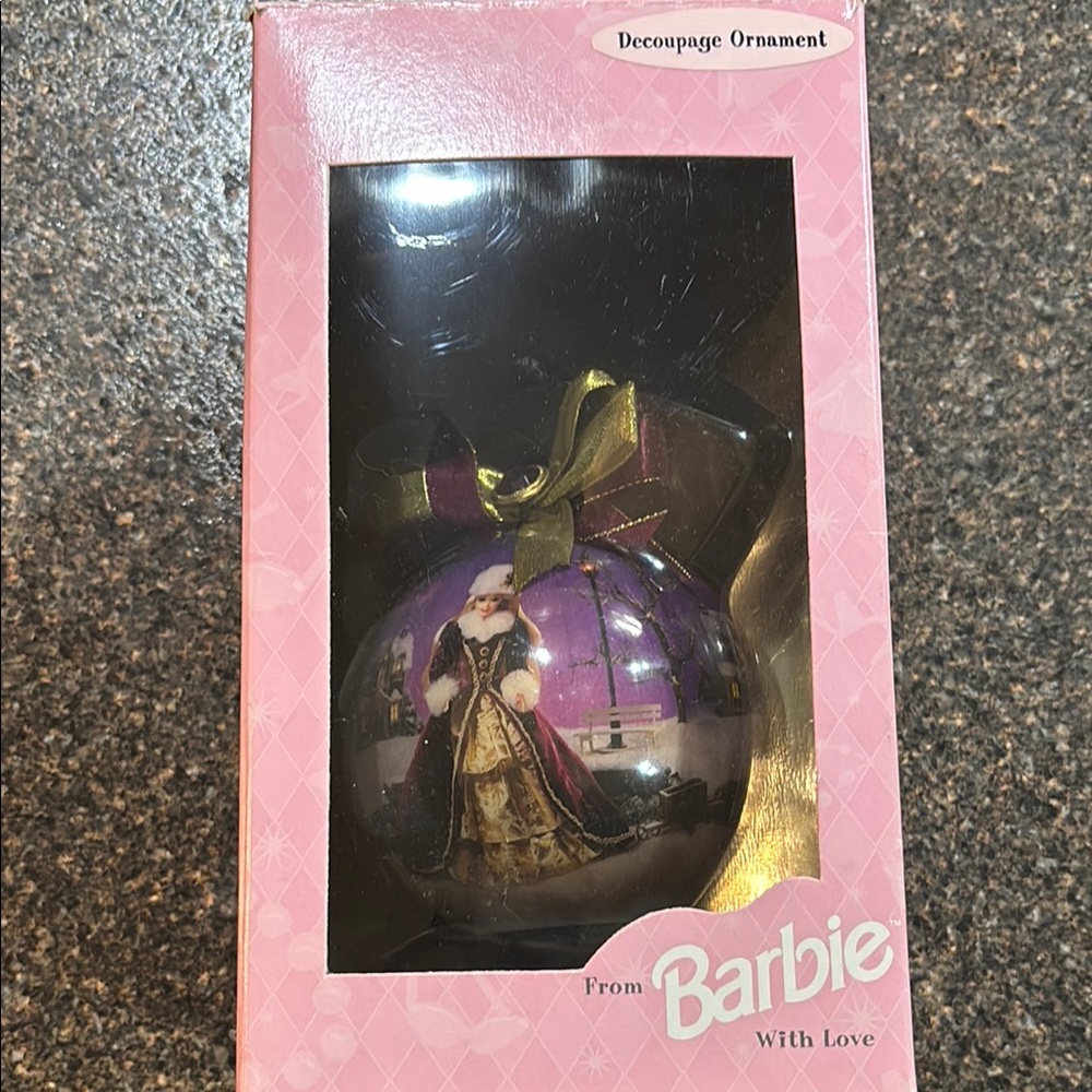 Barbie Decoupage Ornament